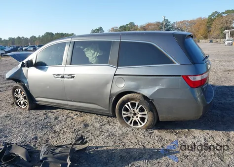 2012 Honda Odyssey Ex-L из США, поврежденный, VIN 5FNRL5H67CB005156